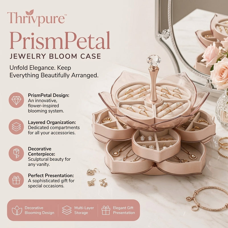 Thrivpure™ PrismPetal Jewelry Bloom Case