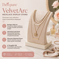 Thrivpure™ VelvetArc Necklace Display Stand